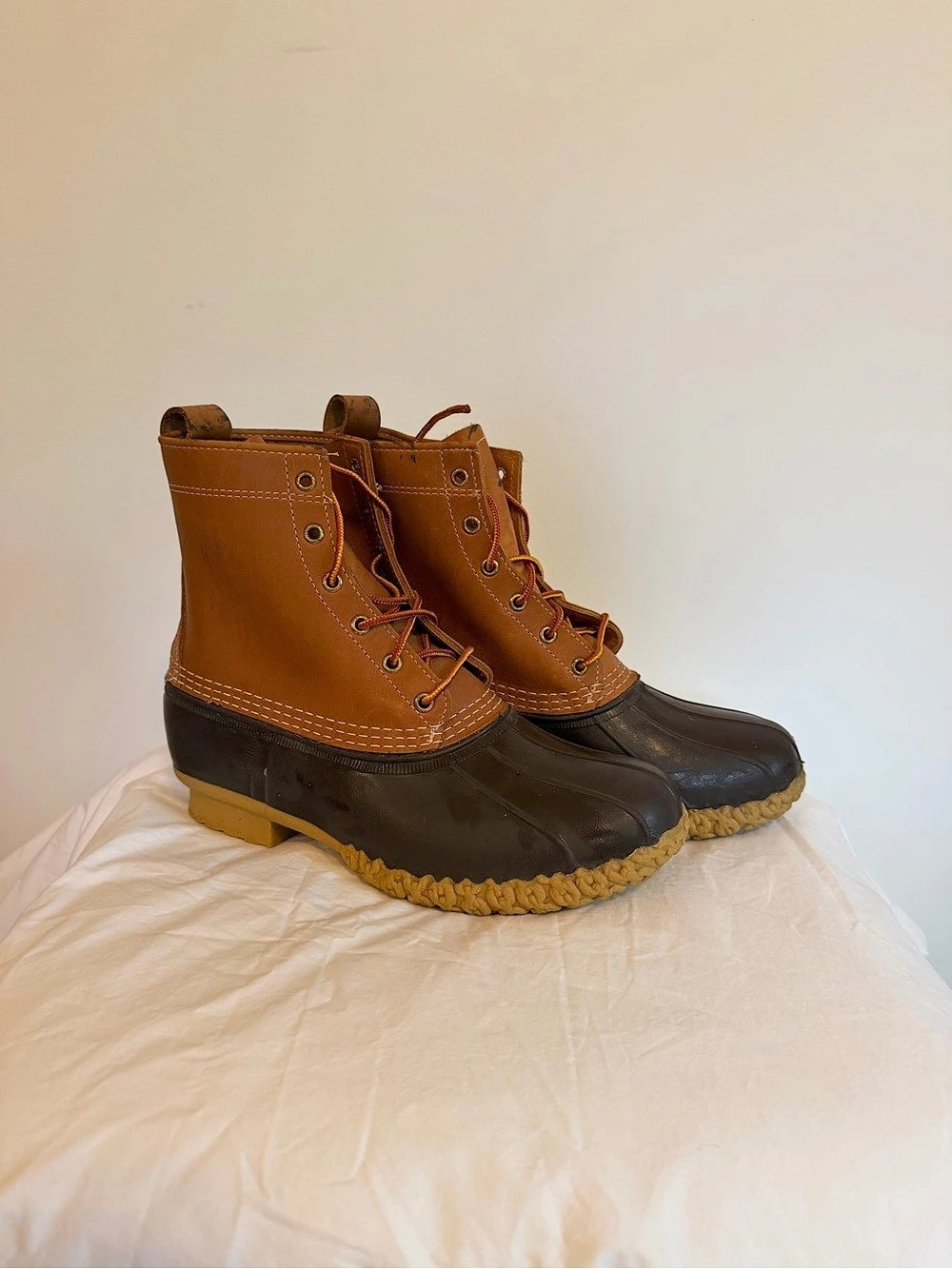 Bean Boots Leather Boots in Brown US 10W